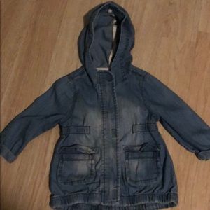 Old navy distressed denim jacket 24 m
